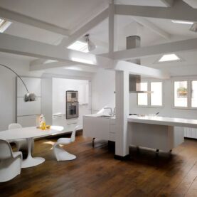 intérieur appartement agencement corian