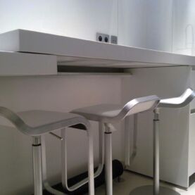 Plan table cuisine corian
